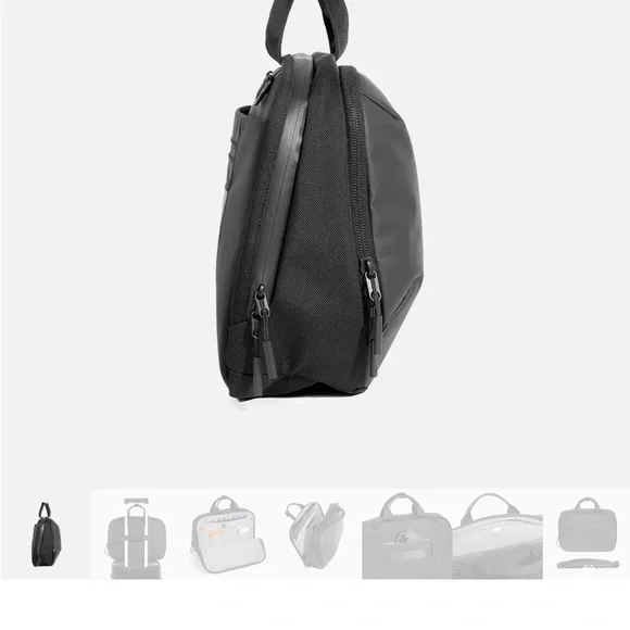 Stylish Gray Laptop Bag for Men - Picture 4 of 14
